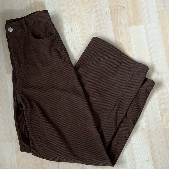 Wide leg corduroy pants - Picture 2 of 2
